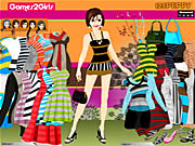 Click to Play Rachel Stripes Dressup