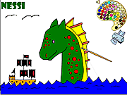 Click to Play Nessie Coloring