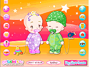 Click to Play Baby Twins Dress Up