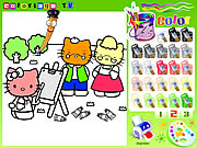 Click to Play Hello Kitty Painting