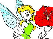 Click to Play Coloring Tinker Bell -1