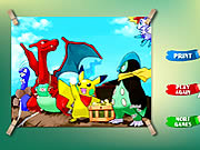 Click to Play Pikachu Kids Coloring