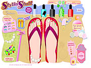 Click to Play Stylin Stuff: Pedicure