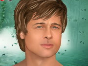 Click to Play Brad Pitt Celebrity Makeover