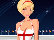 Click to Play England Fan Dressup