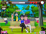 Click to Play Public Park Bench Kissing