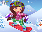 Click to Play Snowboarder Girl